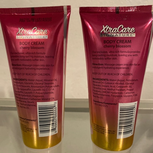 LOT OF 2 XTRACARE SIGNATURE CHERRY BLOSSOM ULTRA RICH BODY CREAM 7 OZ EACH - Picture 2 of 2